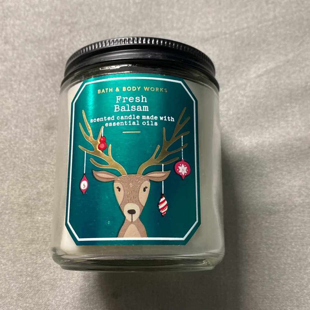 Bath & Body Works Fresh Balsam one wick candle